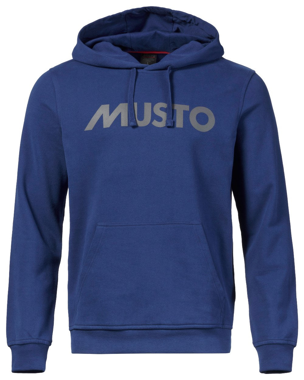 Blueprint coloured Musto Mens Logo Hoodie on White background