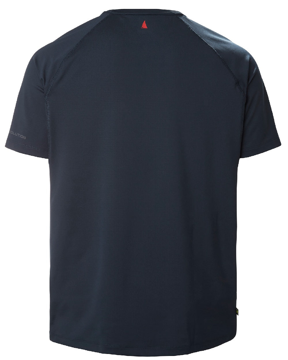 True Navy coloured Musto Mens Sunblock Short Sleeve T-Shirt on White background