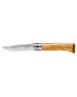 Olive Wood coloured Opinel Varnished Handle Classic Original Knife on white background