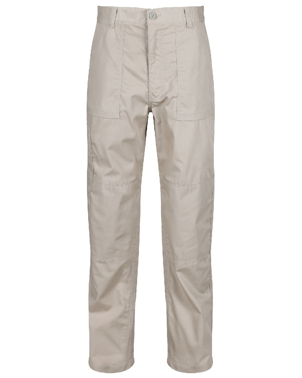 Lichen coloured Regatta Action Trousers on white background