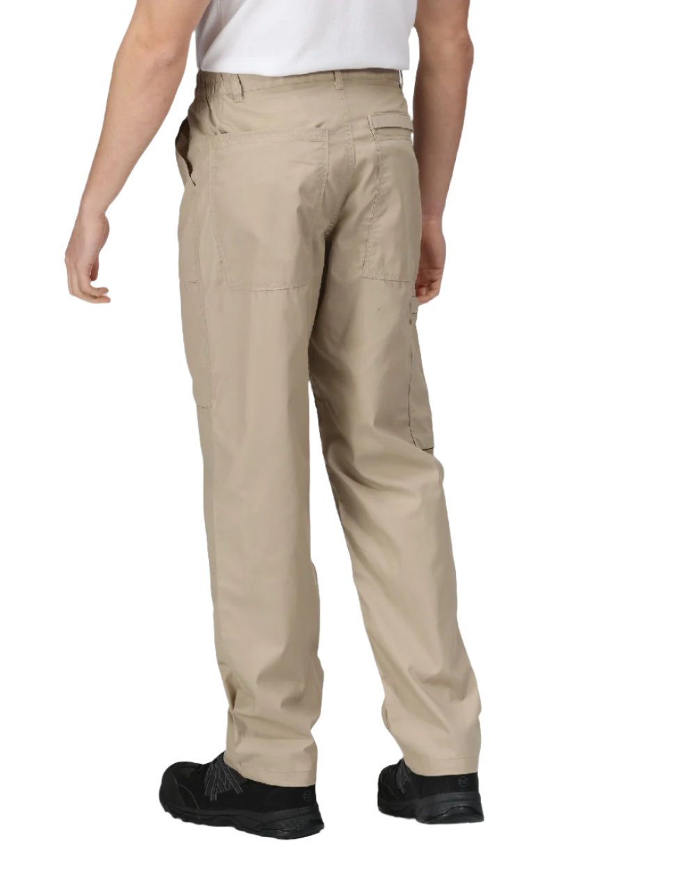 Lichen coloured Regatta Action Trousers on white background