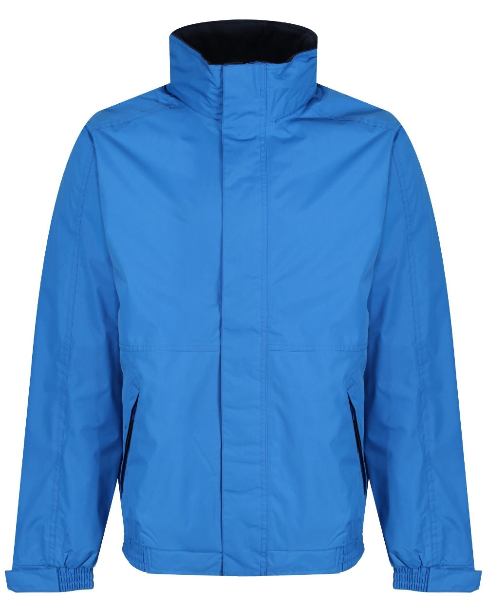 Oxford Blue coloured Regatta Dover Fleece Lined Bomber Jacket on white background