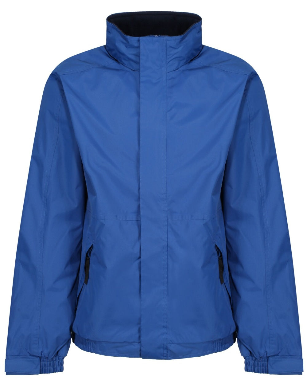 Royal Blue Navy coloured Regatta Dover Fleece Lined Bomber Jacket on white background