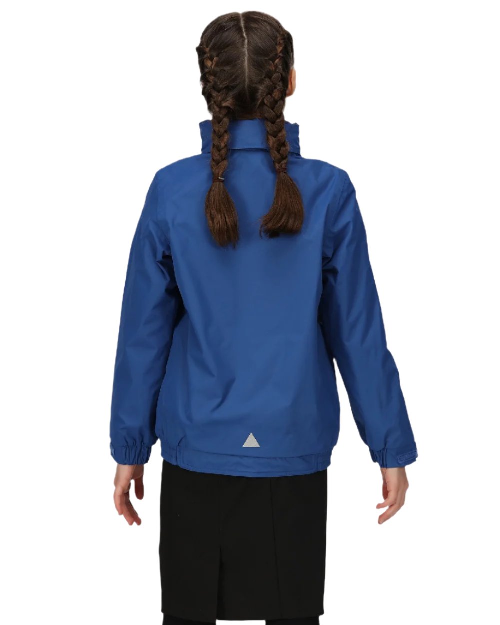 Royal Blue Navy coloured Regatta Kids Dover Fleece Lined Jacket on white background