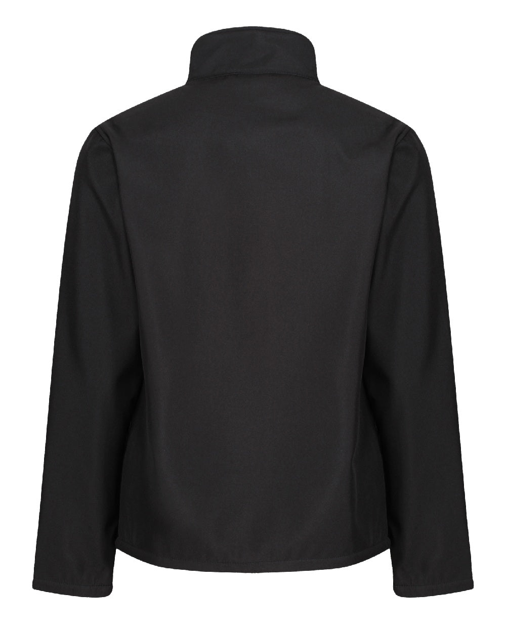 Black Classic Red coloured Regatta Mens Ablaze Printable Softshell Jacket on white background