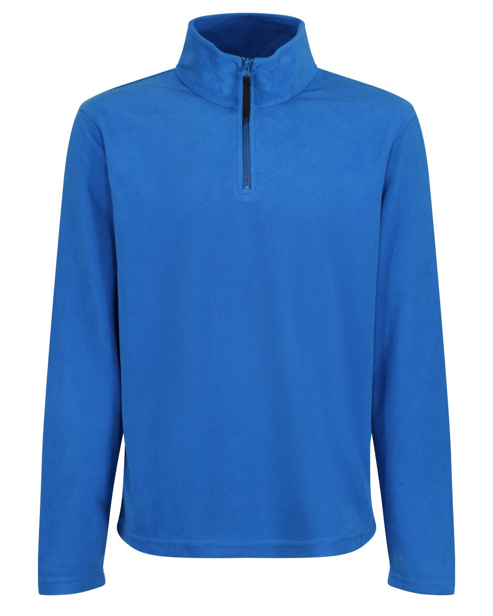 Oxford Blue coloured Regatta Mens Micro Zip Neck Fleece on white background