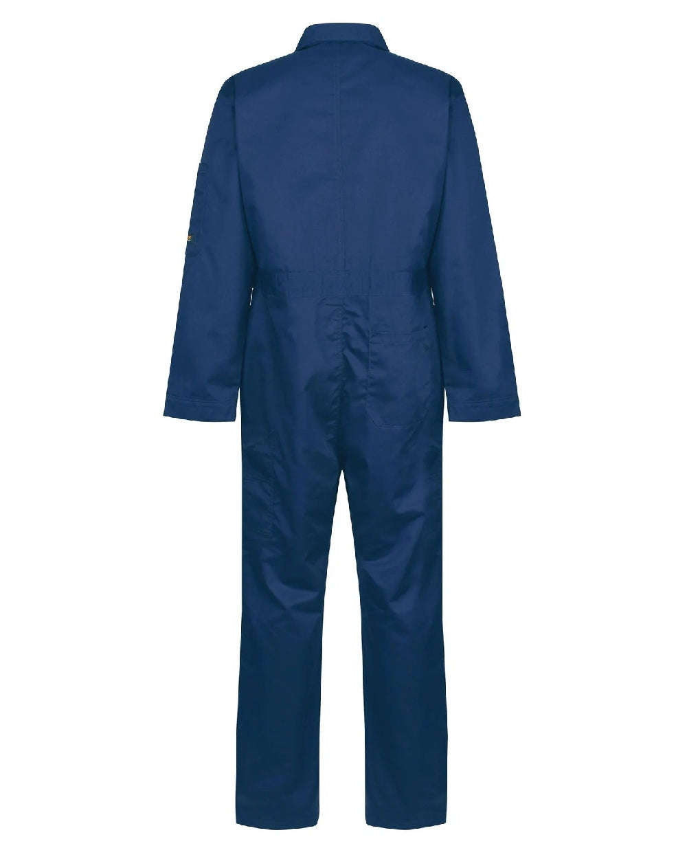 Royal Blue coloured Regatta Pro Stud Fasten Coverall on white background