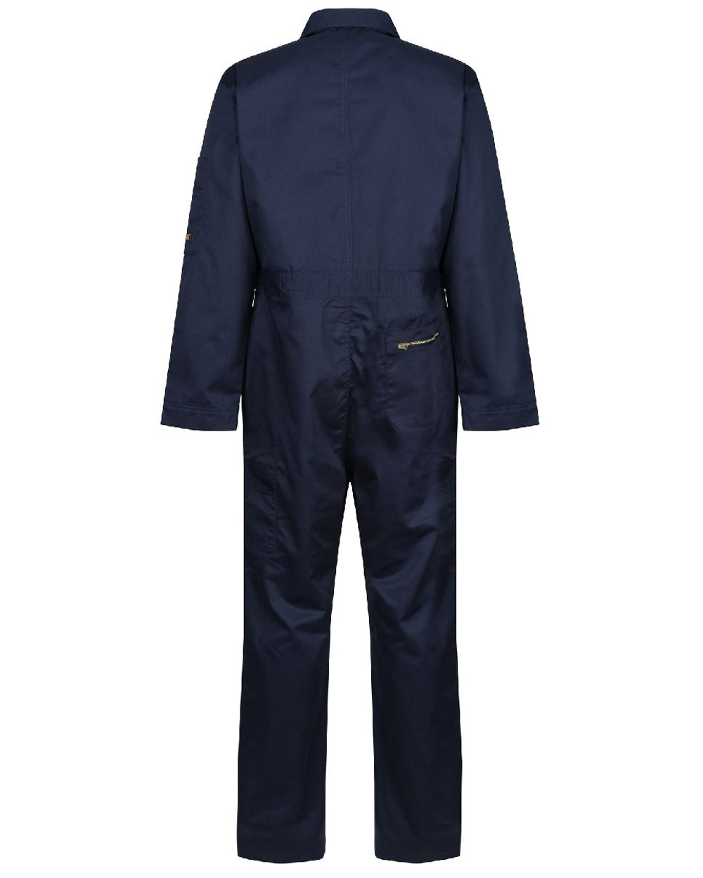 Navy coloured Regatta Pro Zip Fasten Coverall on white background