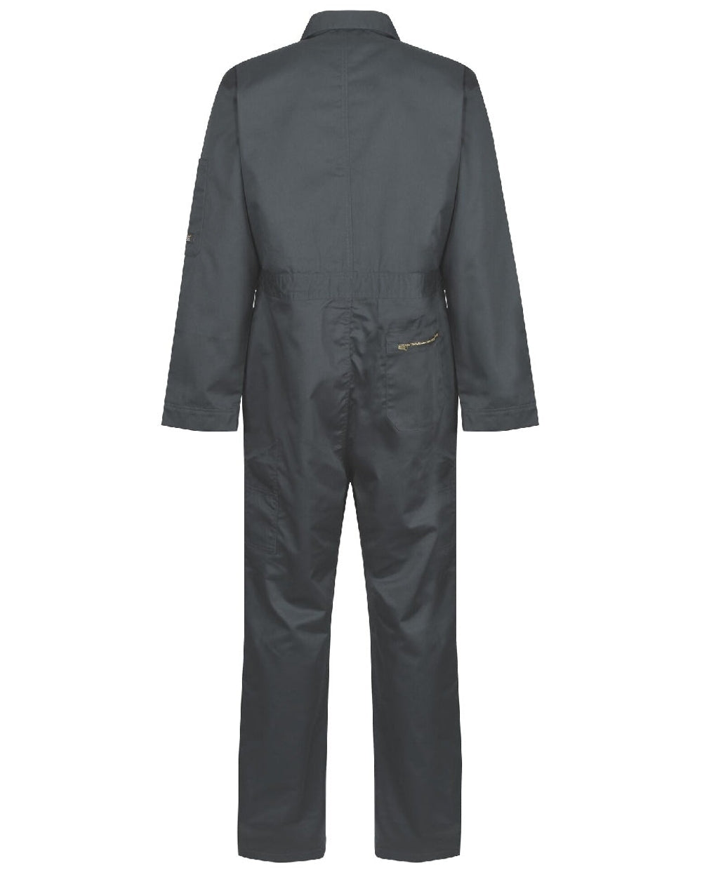 Sage coloured Regatta Pro Zip Fasten Coverall on white background
