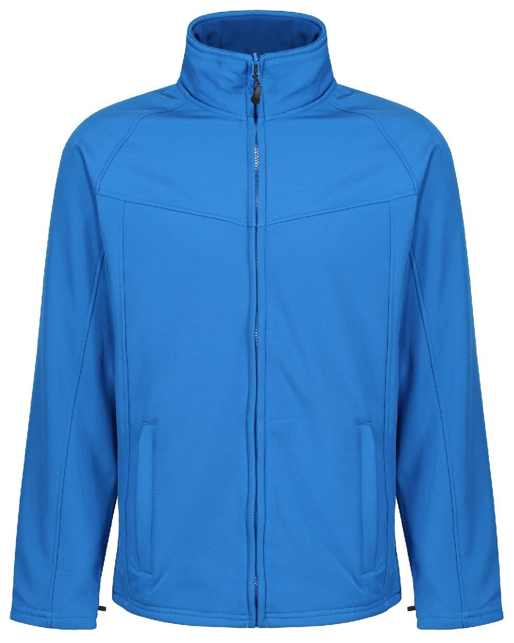 Oxford Blue coloured Regatta Uproar Softshell Jacket on white background