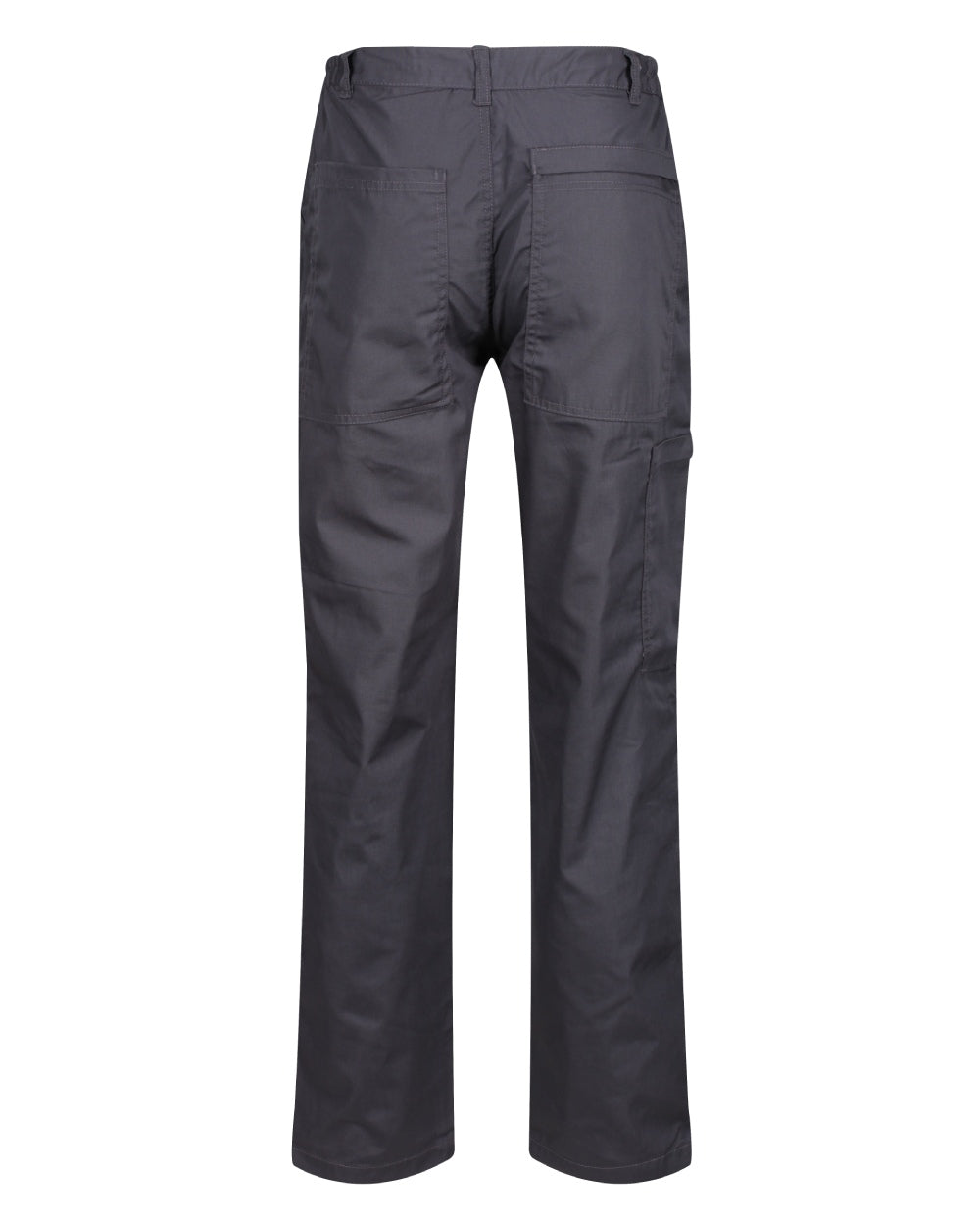 Dark Grey coloured Regatta Mens Multi Pocket Action Trousers Short Leg on white background