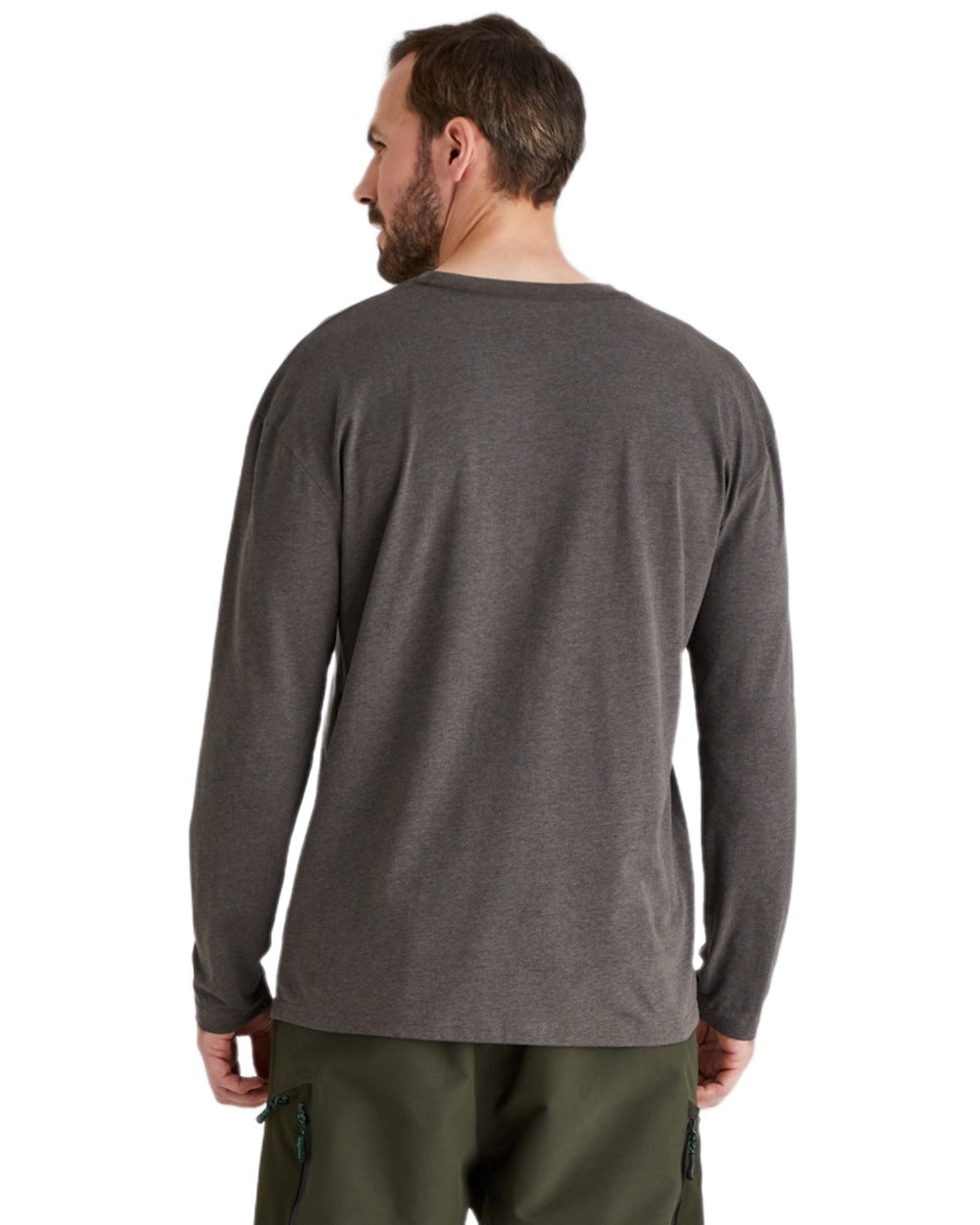 Light Bark Marl Coloured Ridgeline Baseline Top on white background