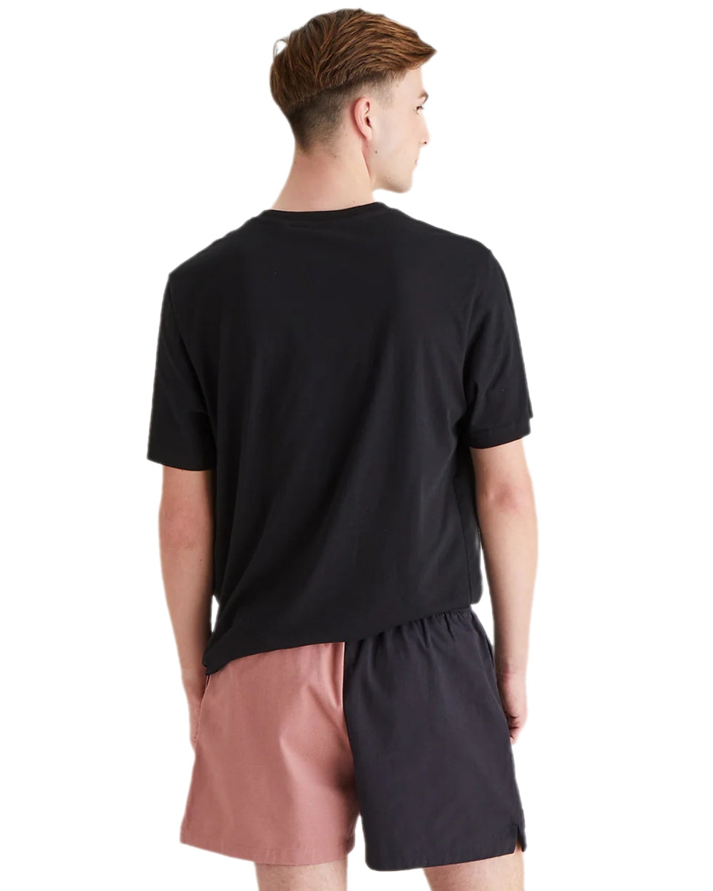 Black Dusky Pink Coloured Ridgeline Hose Down Shorts on white background