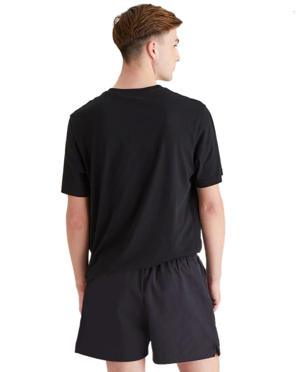 Black Coloured Ridgeline Hose Down Shorts on white background