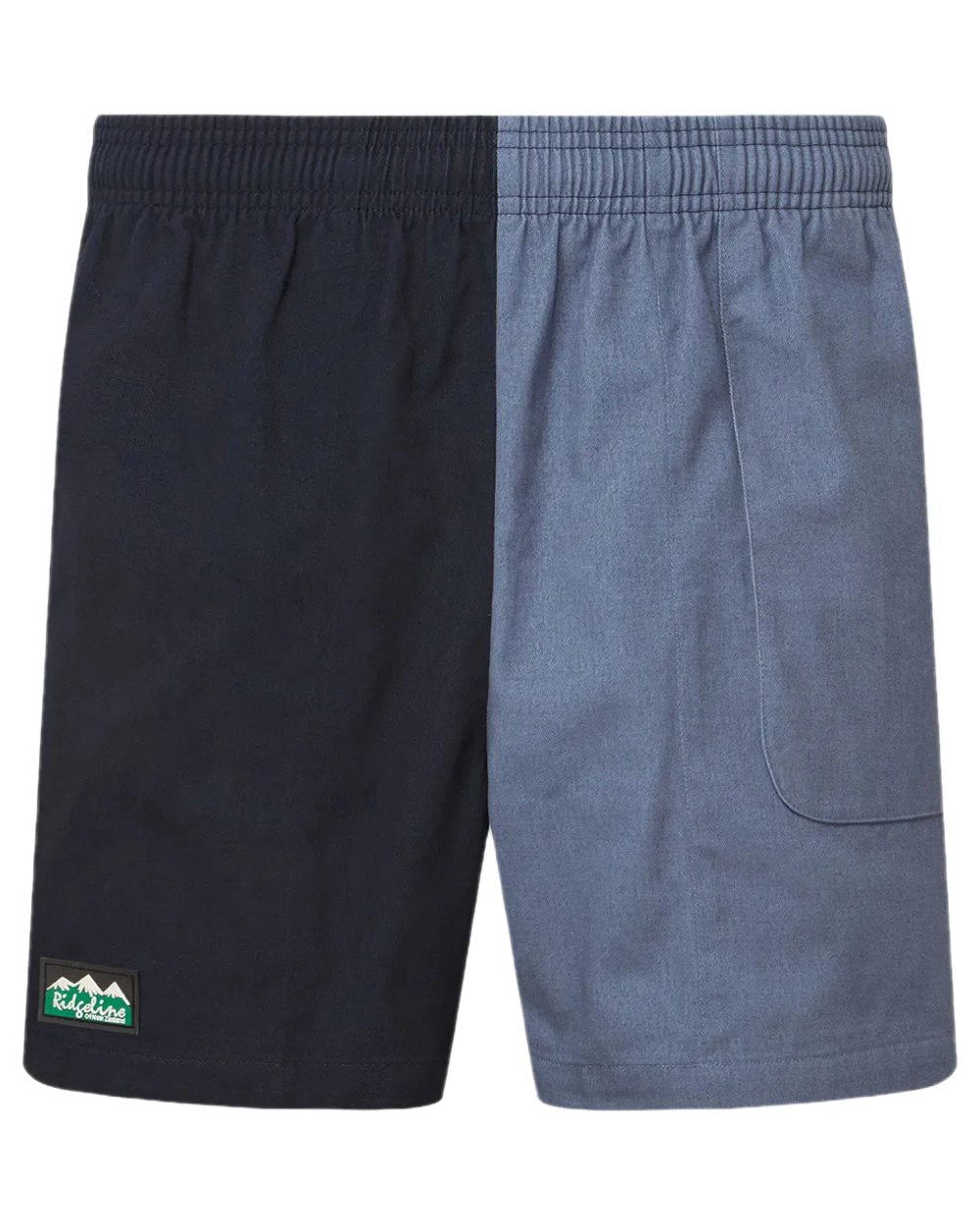 Navy Storm Coloured Ridgeline Hose Down Shorts on white background