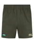 Olive coloured Ridgeline Hose Down Shorts on white background
