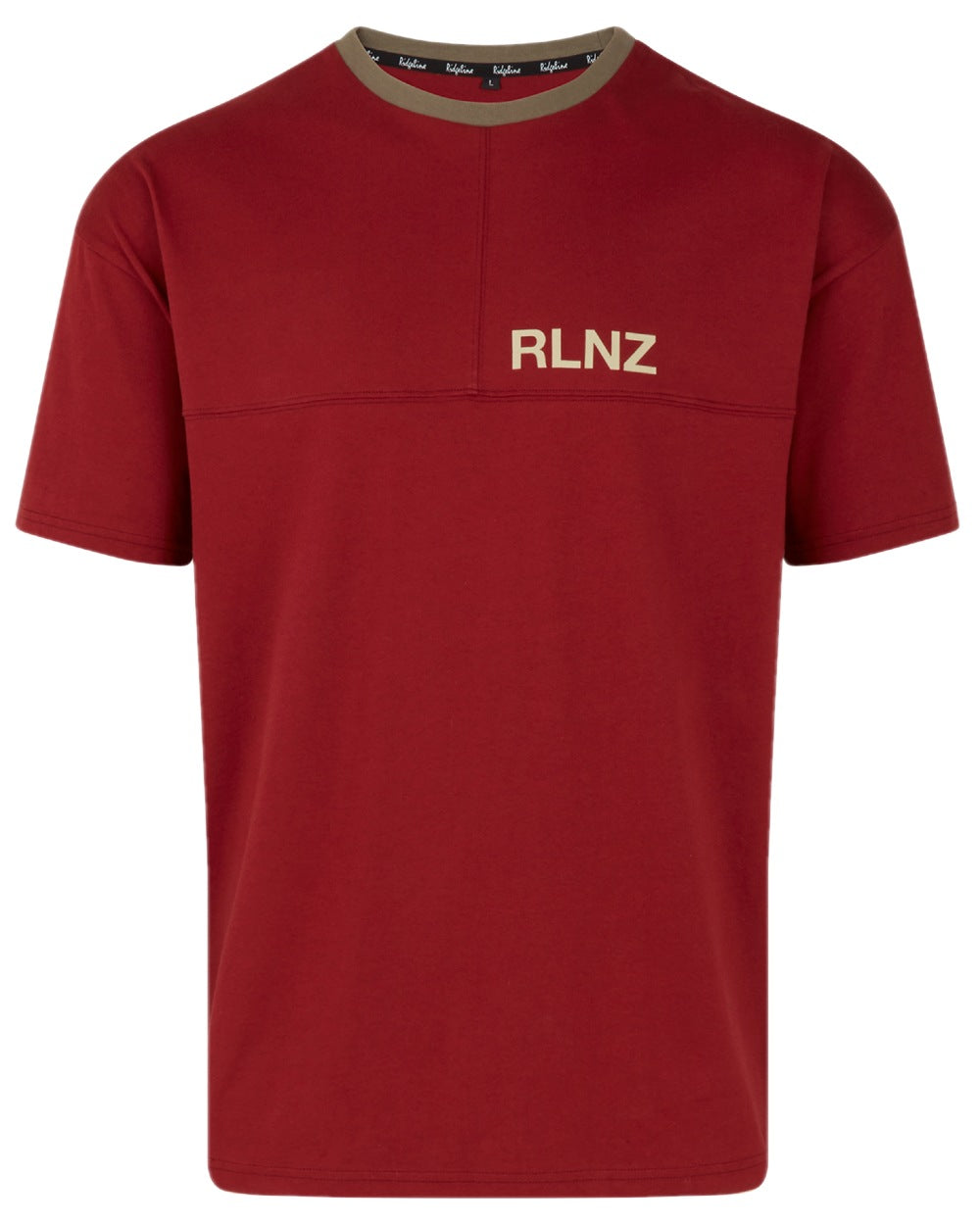 Rhubarb coloured Ridgeline Hose Down T-Shirt on white background
