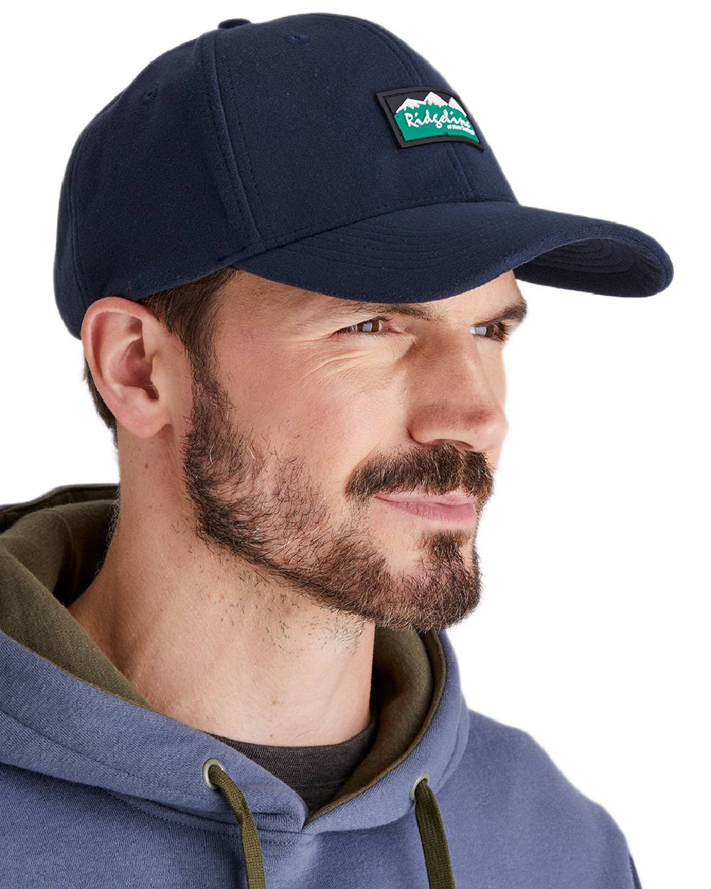 Navy Coloured Ridgeline Monsoon Classic Cap on white background