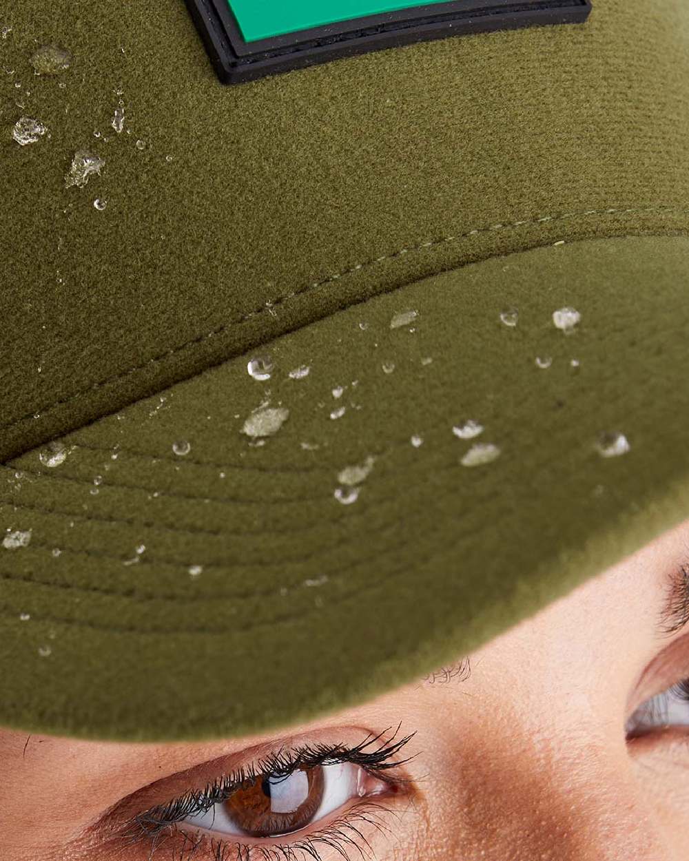 Teak Coloured Ridgeline Monsoon Trucker Cap on white background