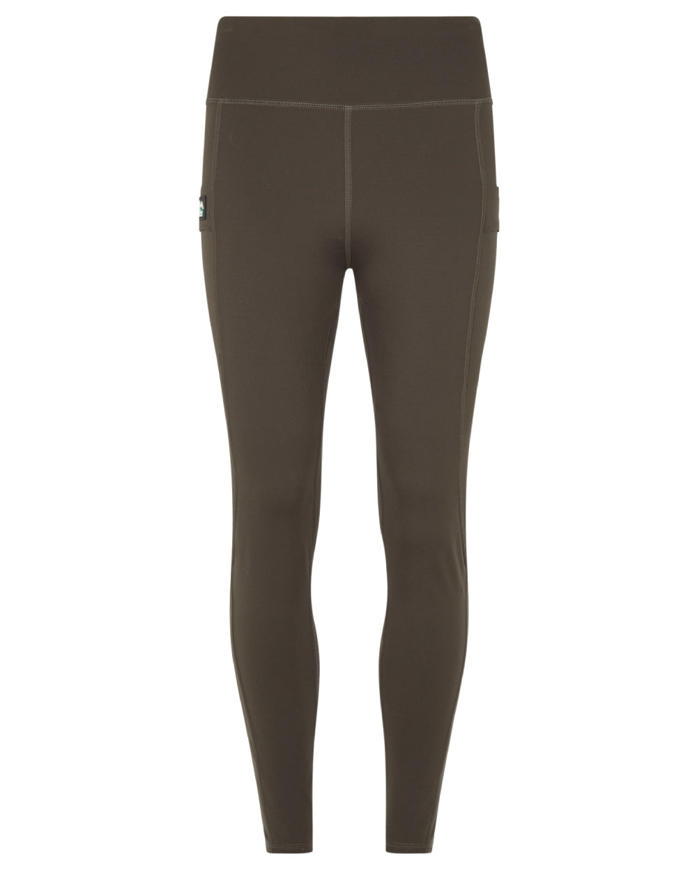 Bark Coloured Ridgeline Womens Infinity Leggings On A Bark Background