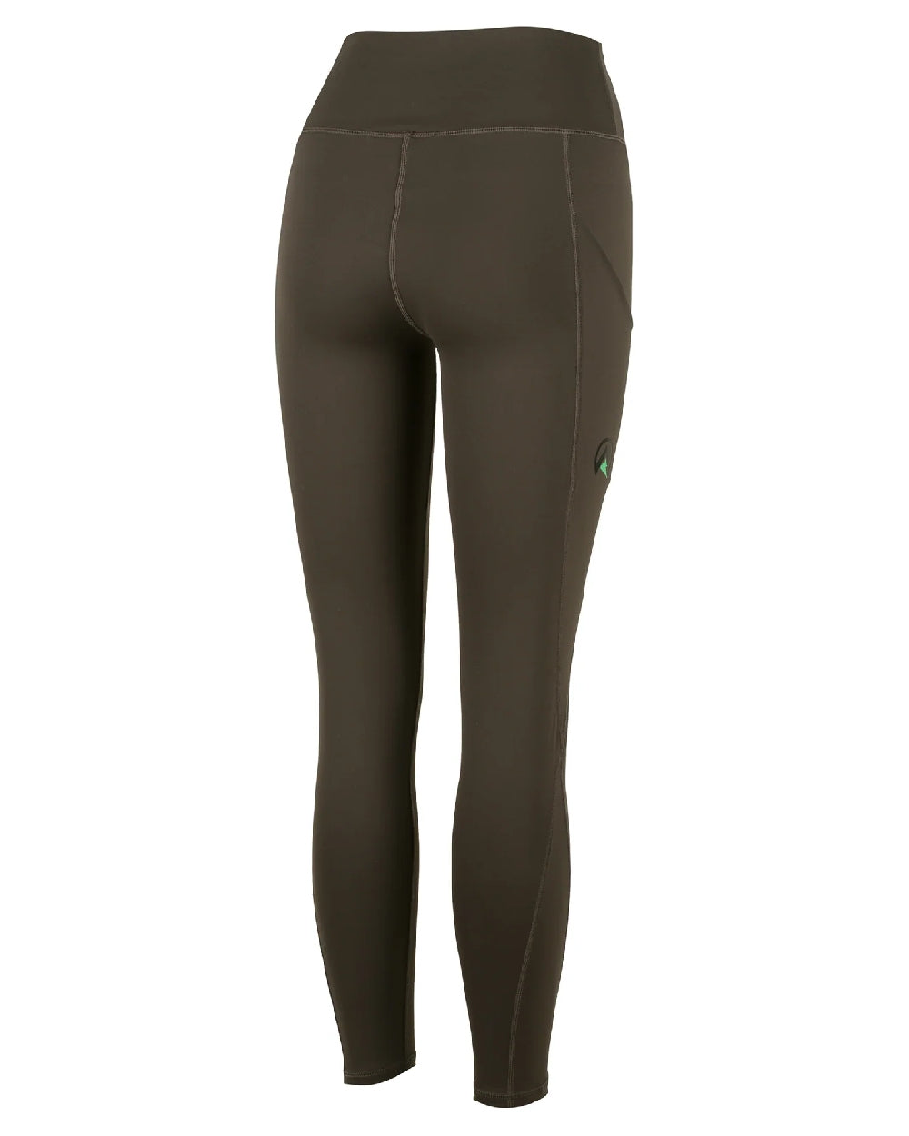 Deep Forest coloured Ridgeline Womens Infinity Leggings on white background