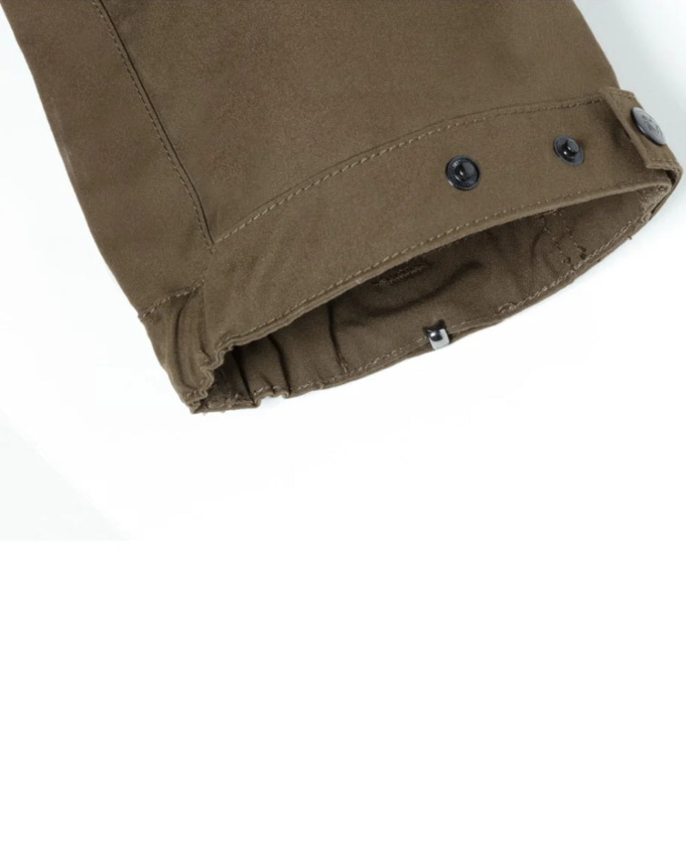 Olive Green Coloured Rovince Mens Flexline Trousers on white background