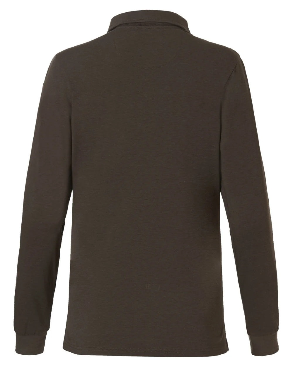 Green coloured Rovince Womens Bamboo Polo Shirt on white background