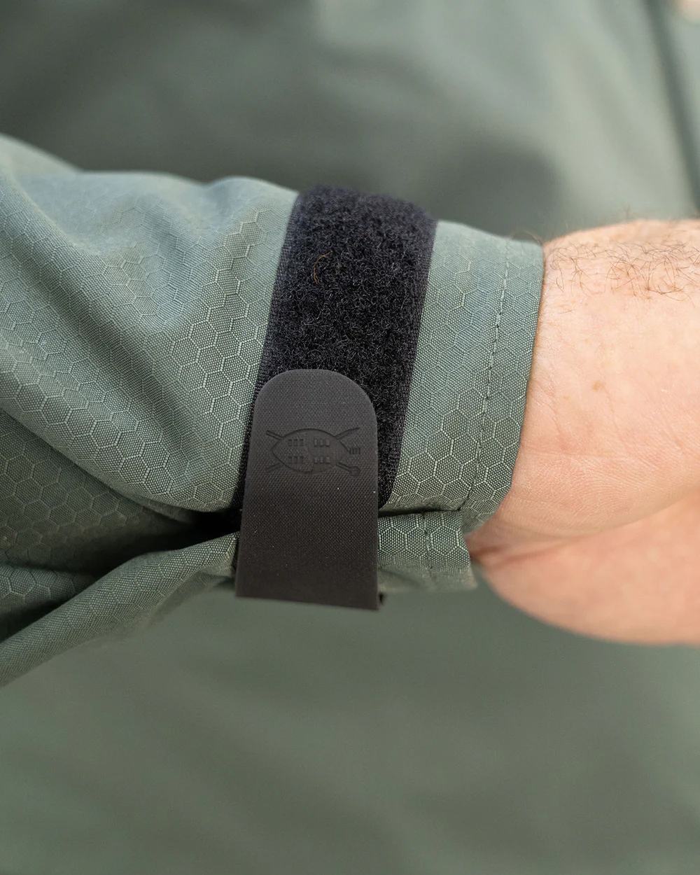 Sage/Black Coloured Swazi Torrent Jacket On A White Background