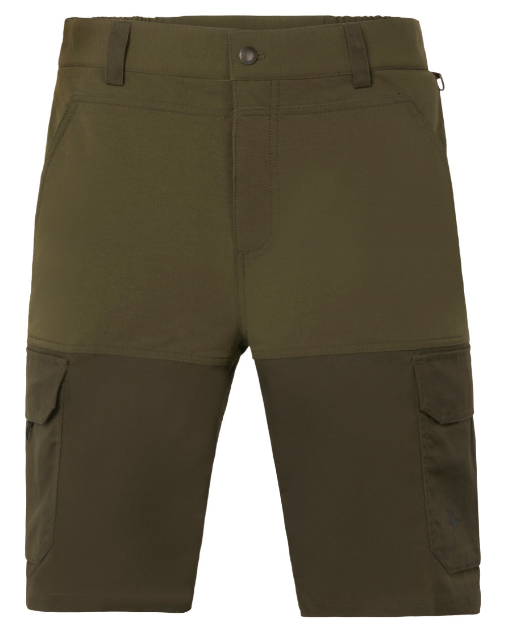 Light Pine Grizzly Brown Coloured Seeland Elm Shorts on white background