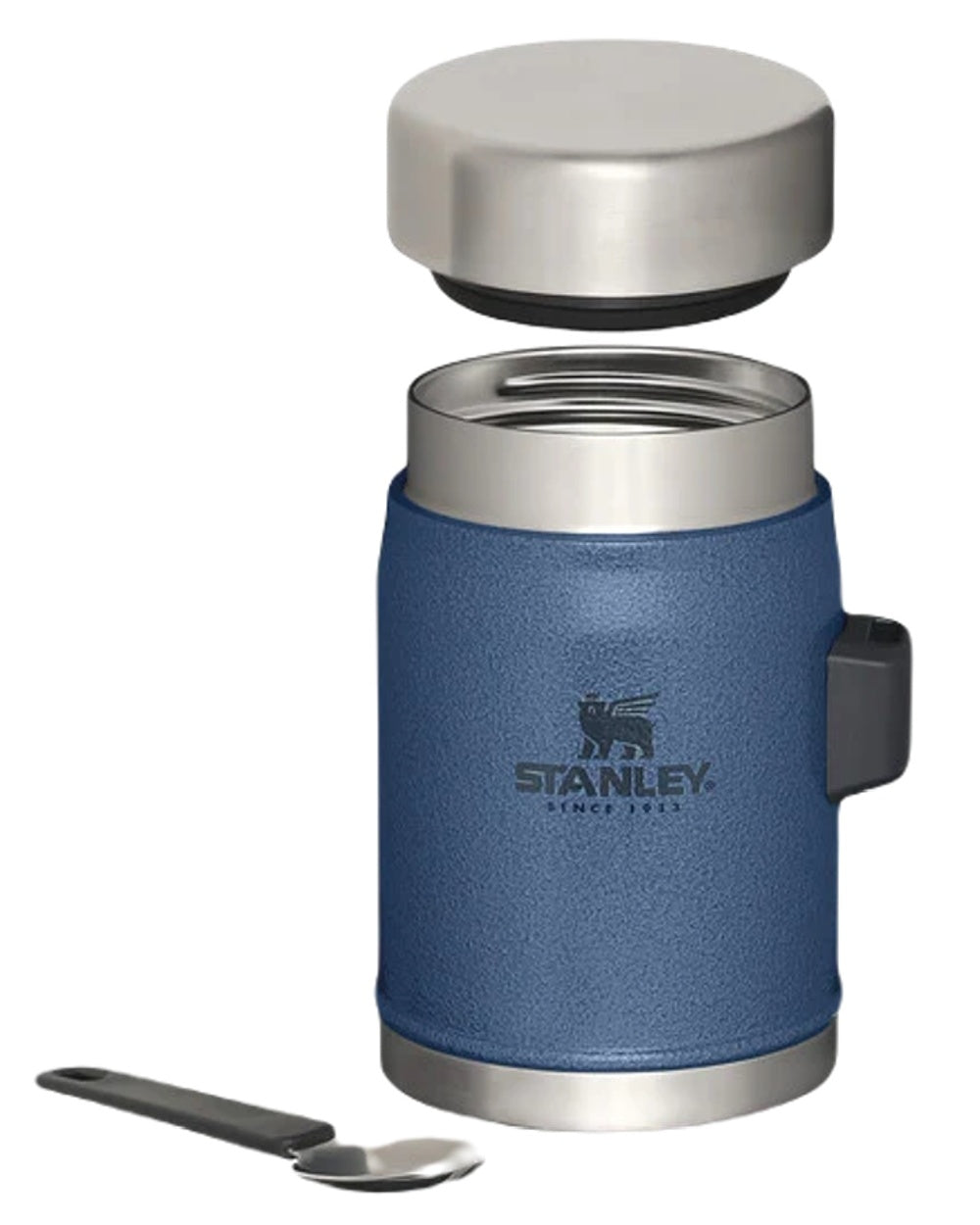 Hammertone Lake coloured Stanley Classic Legendary Food Jar and Spork 0.4L on white background