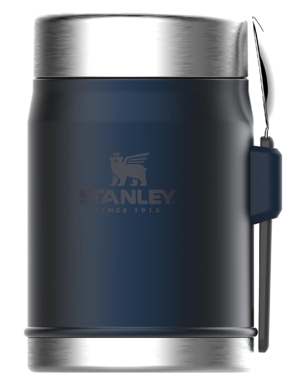 Nightfall coloured Stanley Classic Legendary Food Jar and Spork 0.4L on white background