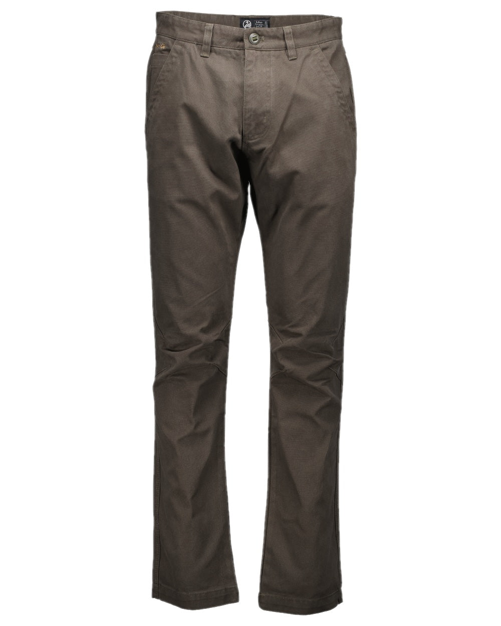 Charcoal Coloured Swanndri Mens Bedrock Canvas Work Pant on white background