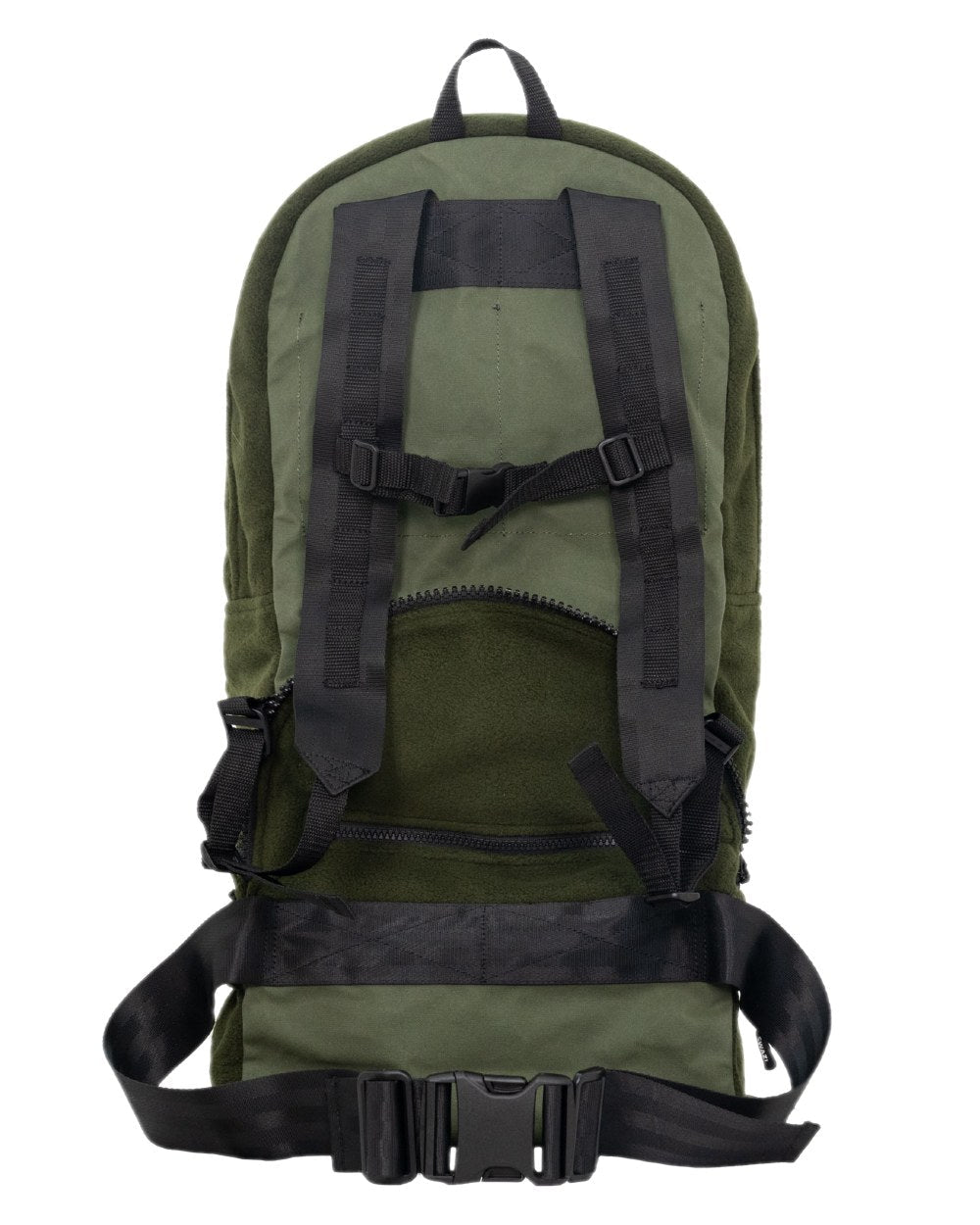 Olive Coloured Swazi Buffalo Bag on white background