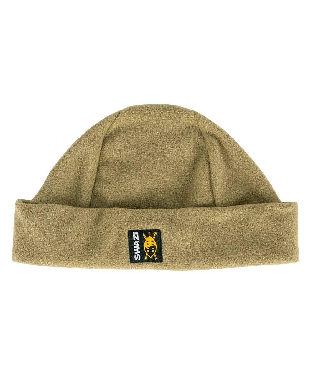 Tussock Coloured Swazi Hasbeanie on white background