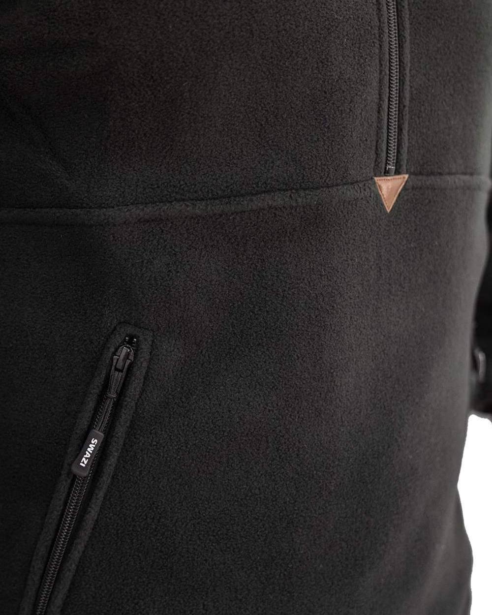 Black Coloured Swazi Doughroaster on white background