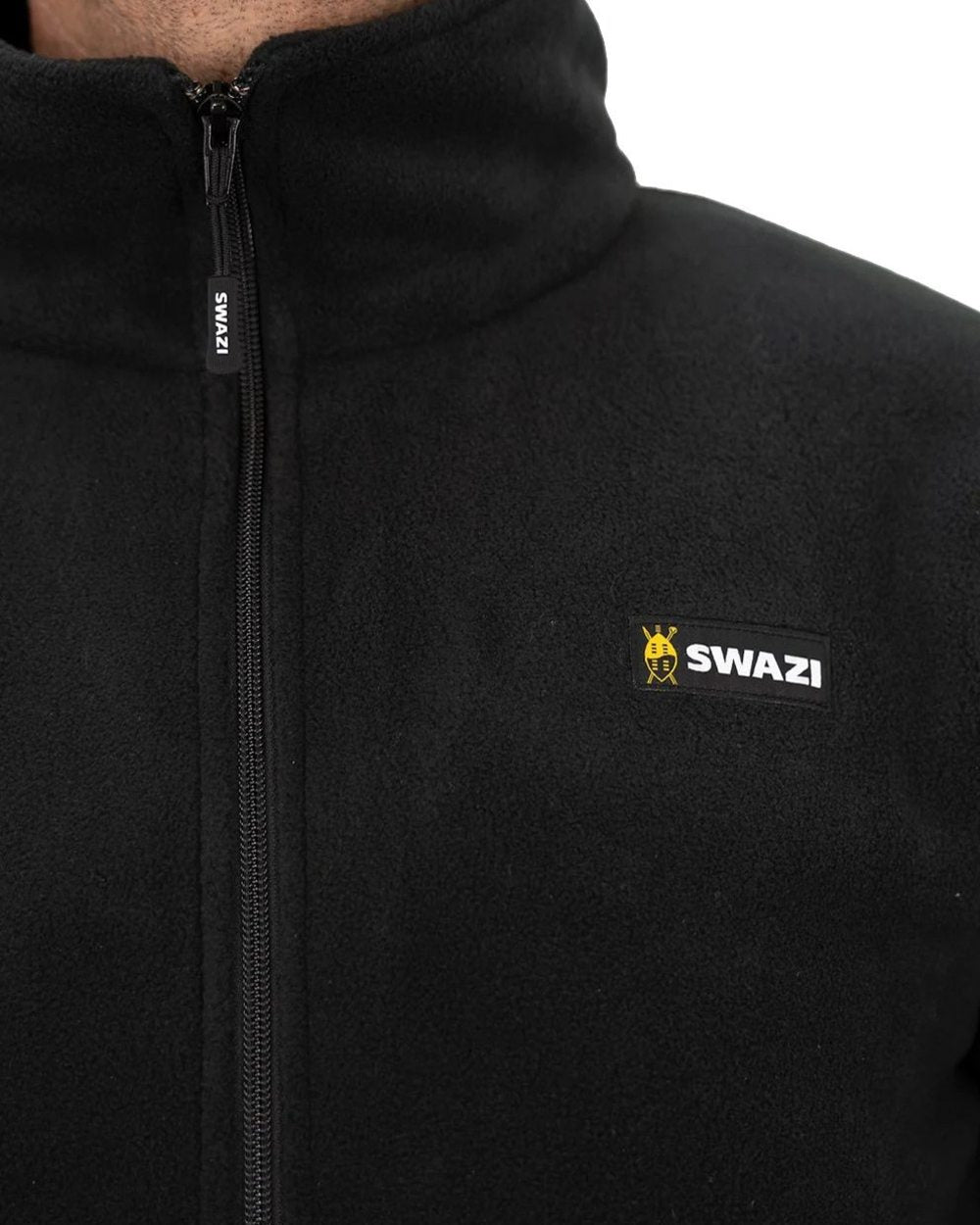 Black Coloured Swazi Doughroaster on white background
