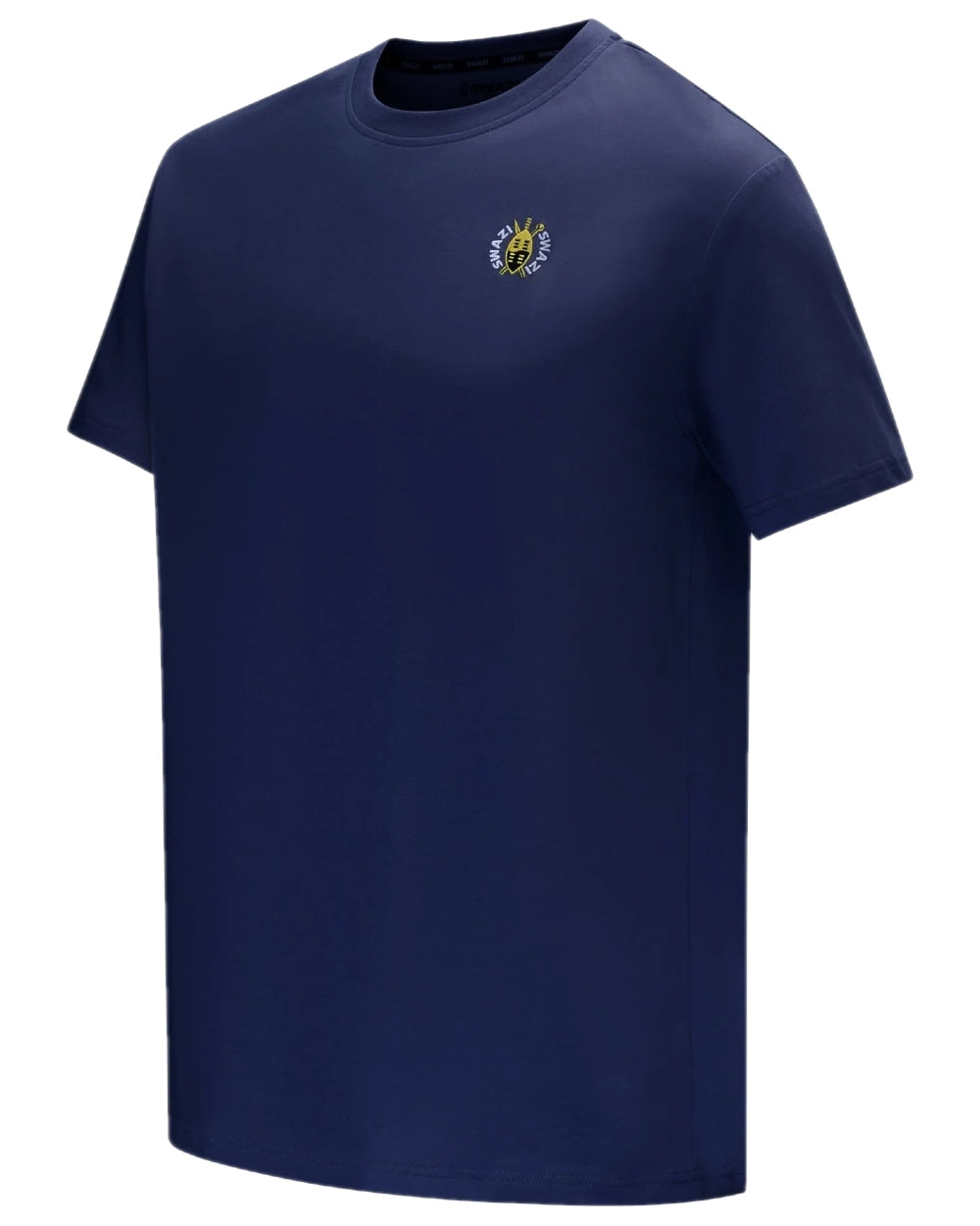 Dark Navy Coloured Swazi Mens Rugger Tee on white background