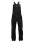 Black coloured Swazi Mens Torrent Bib Overpants on white background