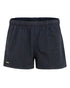 Black Coloured Swazi Moley Shorts on white background