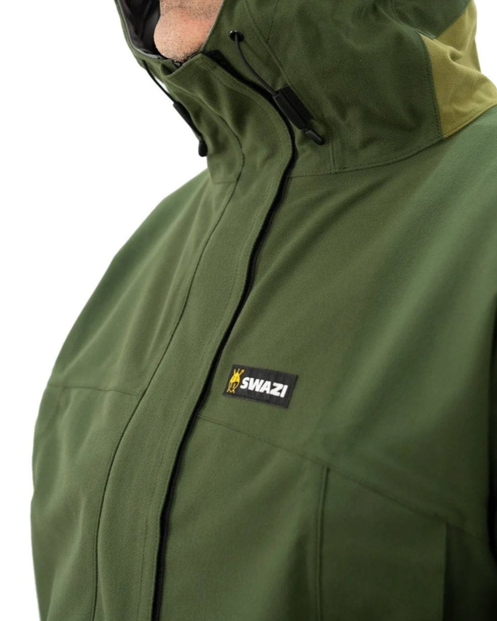 Olive Coloured Swazi Tahr Xp Smock on white background