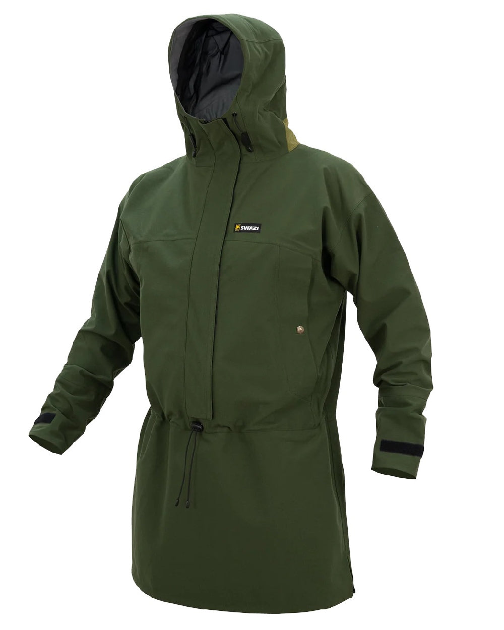 Olive Coloured Swazi Tahr Xp Smock on white background