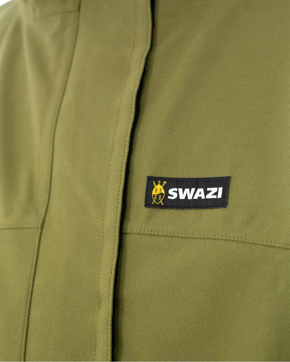 Tussock Green Coloured Swazi Tahr Xp Smock on white background