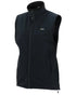 Black Coloured Swazi Womens Sable Vest on white background