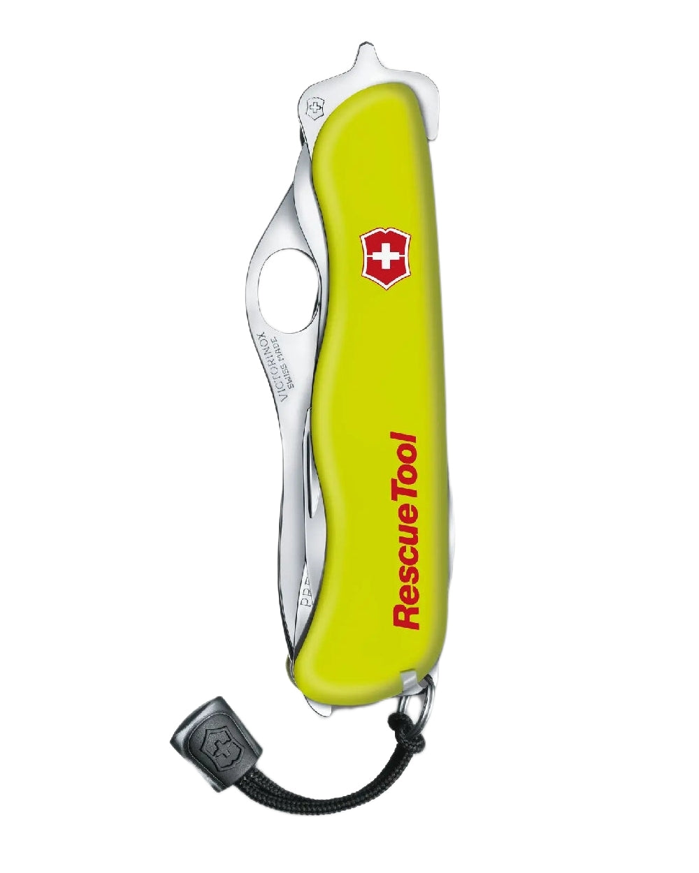 Victorinox Rescue Tool Swiss Army Pocket Knife on white background