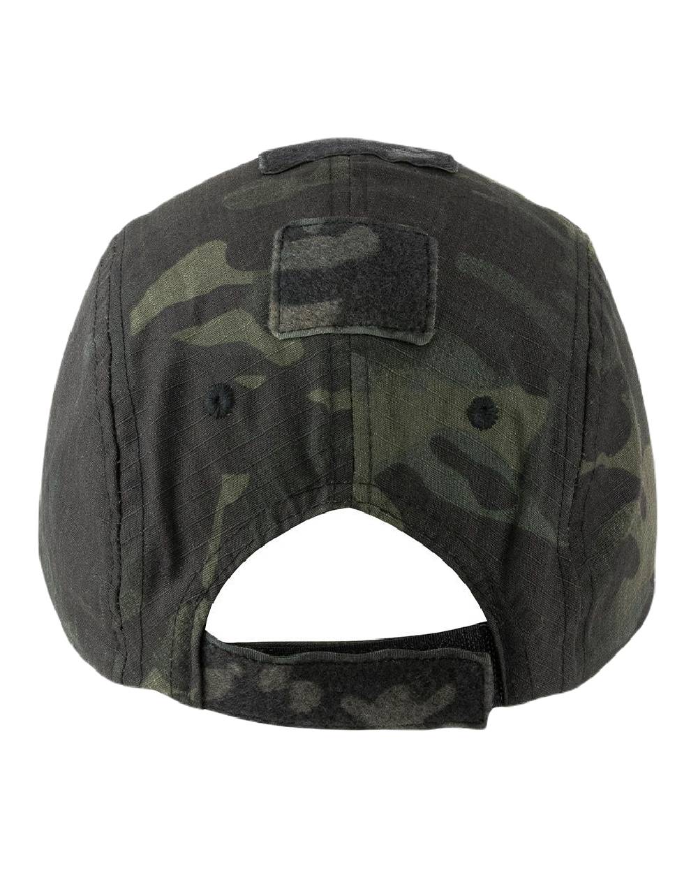 VCAM Black Coloured Viper Elite Baseball Hat on white background