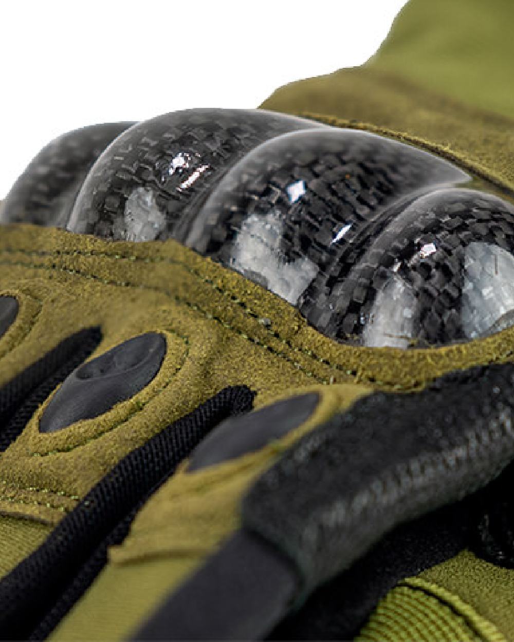 Green Coloured Viper Elite Gloves on white background