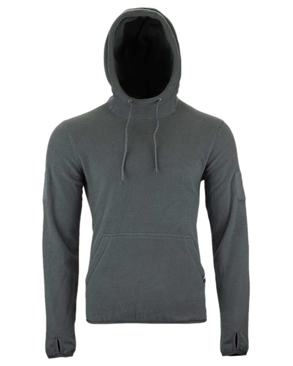 Titanium Coloured Viper Fleece Hoodie on white background