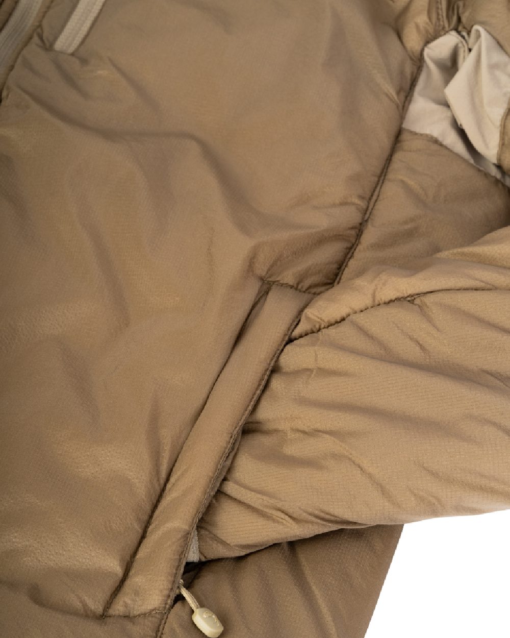 Dark Coyote Coloured Viper Frontier Jacket on white background