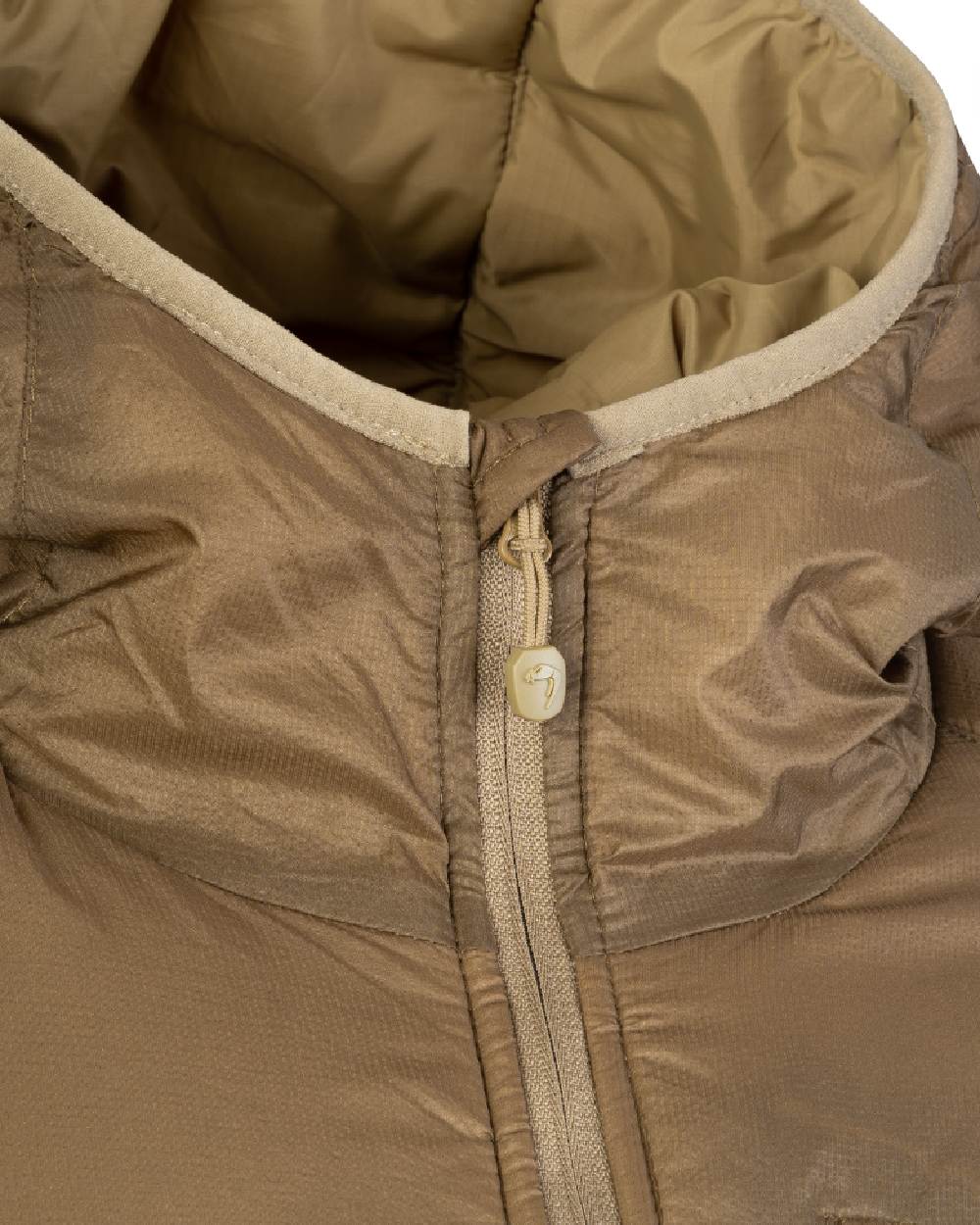 Dark Coyote Coloured Viper Frontier Jacket on white background