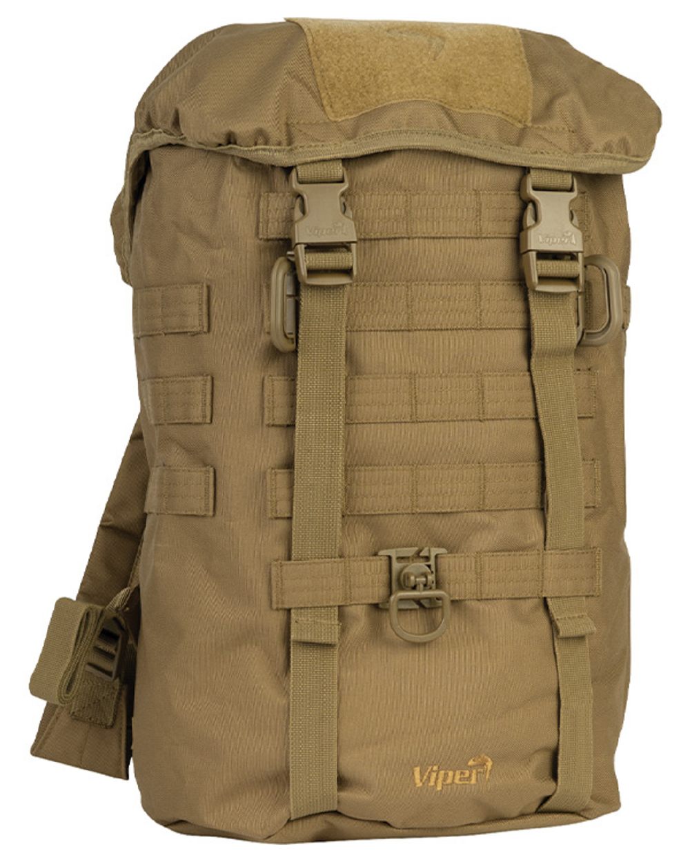 Coyote Coloured Viper Garrison Pack on white background